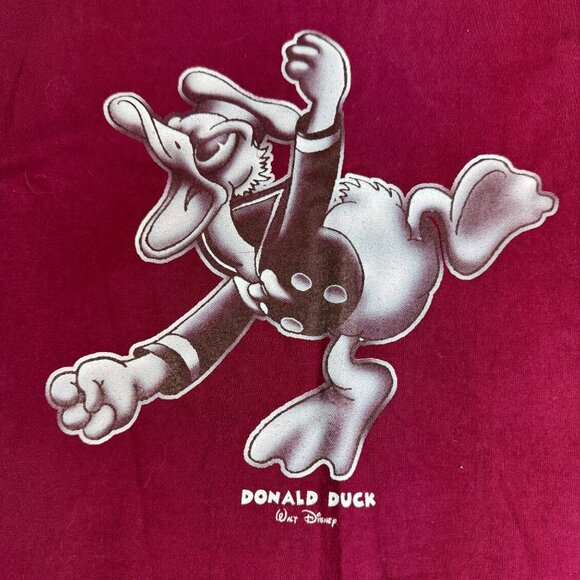 Vintage Disney Donald Duck Shirt Mens Medium Sleeveless Mickey & Co. - Picture 3 of 7